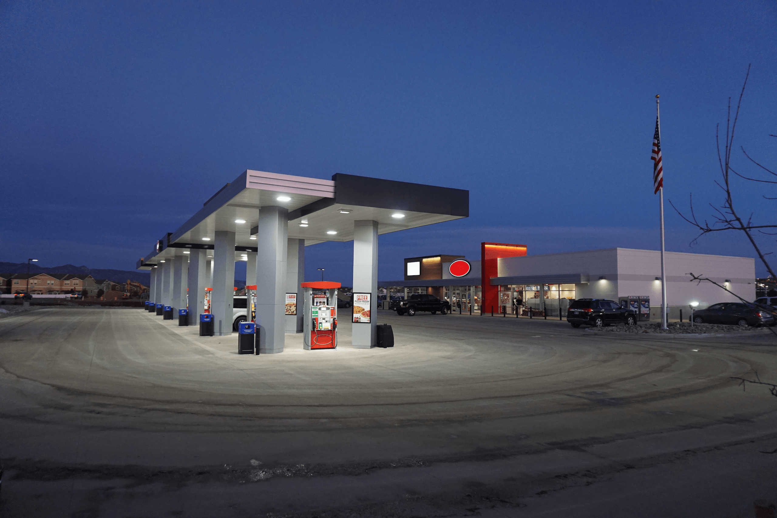Convenience store external view